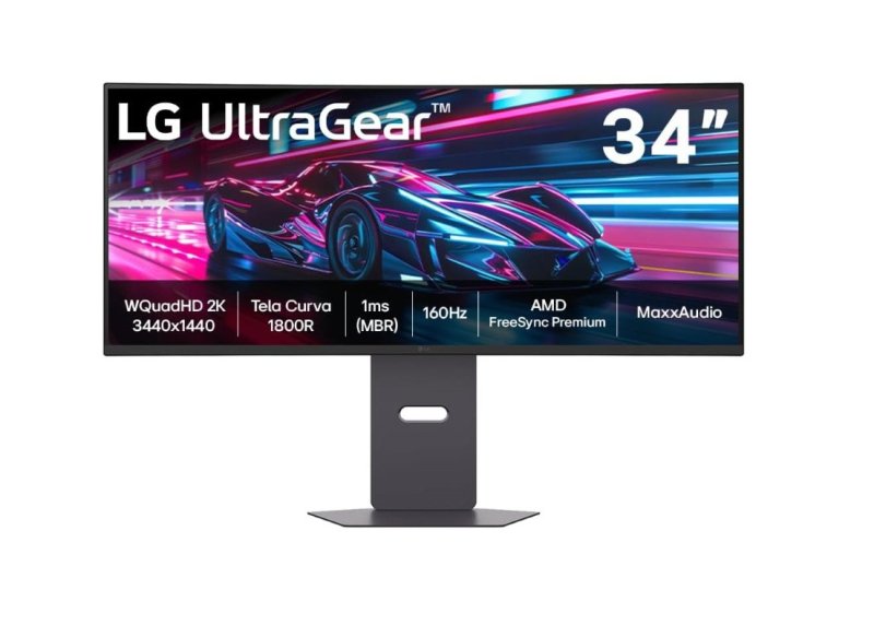 Monitor Gamer LG UltraGear Curvo 34G600A-B 34" QuadHD 2K