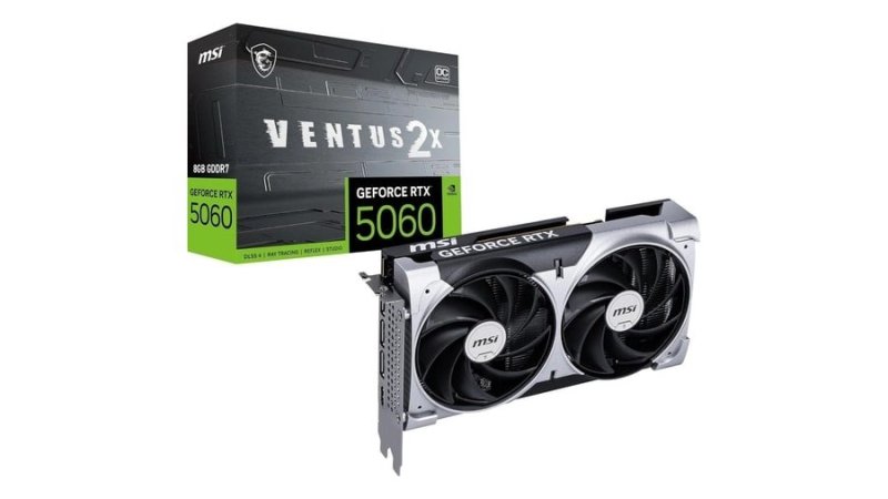 RTX 5060 8GB Ventus 2x MSI