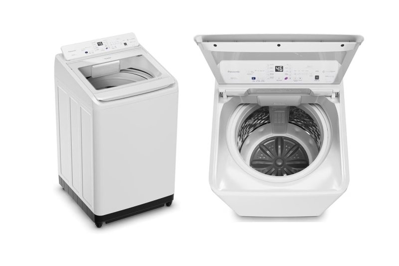 Panasonic NA-F190G1 Máquina de Lavar Top Load, Branco