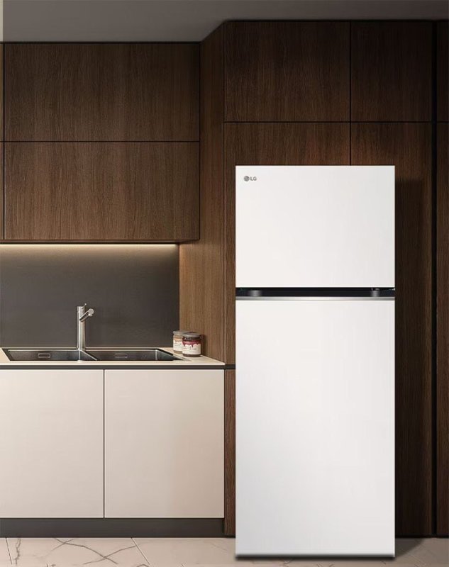 Geladeira Lg Frost Free Inverter 395l Duplex Cor Branca