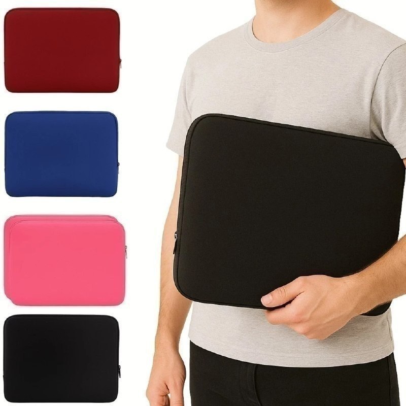 Case de Notebook 15,6" 14" 17" Polegadas Maleta Resistente Neoprene Compacta