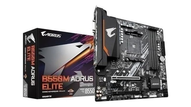 Placa Mãe Gigabyte B550M AORUS ELITE AM4