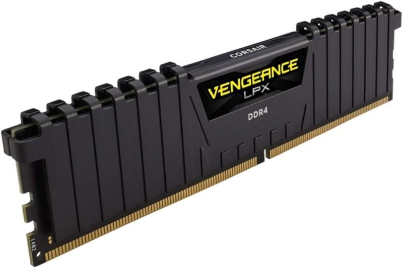 Memória DDR4 16GB PC3200 Vengeance LPX Preto CMK16GX4M1E3200C16 CORSAIR