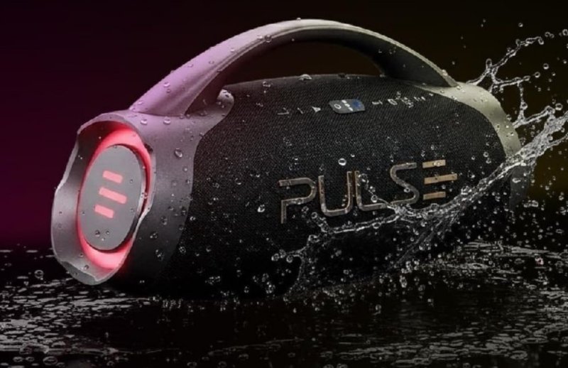 Caixa de Som Bluetooth Pulse X Boombox 220W Rms, Resistente a Água e com Iluminação LED SP626