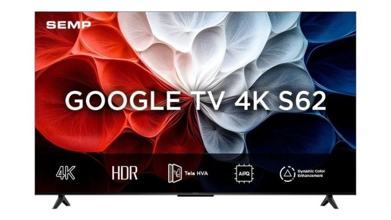 Smart Tv Semp 43" LED 4k UHD Google Tv Bluetooth Wifi HDR