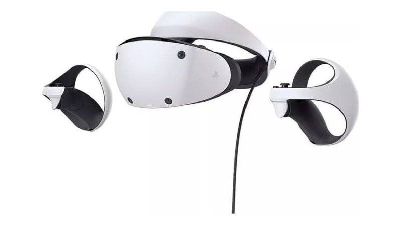 Óculos Realidade Virtual Sony PlayStation VR2 Sense, Tela 4K HDR4, Plataforma PS5, CFI-ZVR1WX Branco/Preto