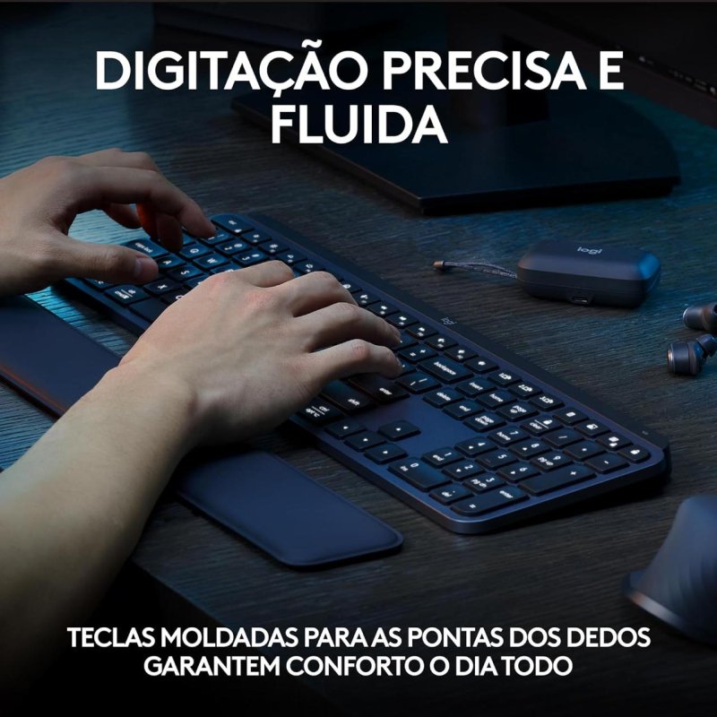 Teclado Logitech MX Keys S sem fio