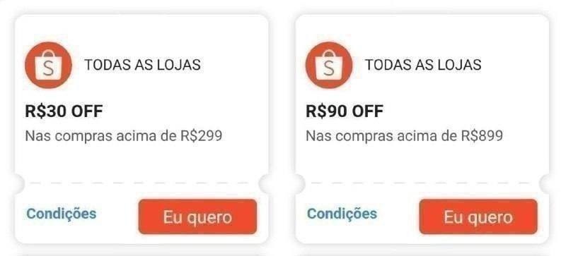 CUPONS SHOPEE