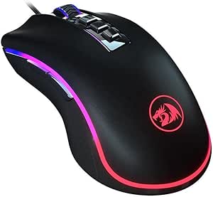 Mouse Gamer Óptico RGB Redragon King Cobra RGB 24.000 DPI - M711-FPS-1, Preto