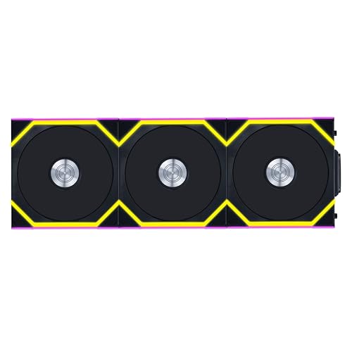 Kit 3 Fans Lian Li Uni Fan SL Wireless 120 ARGB Preto