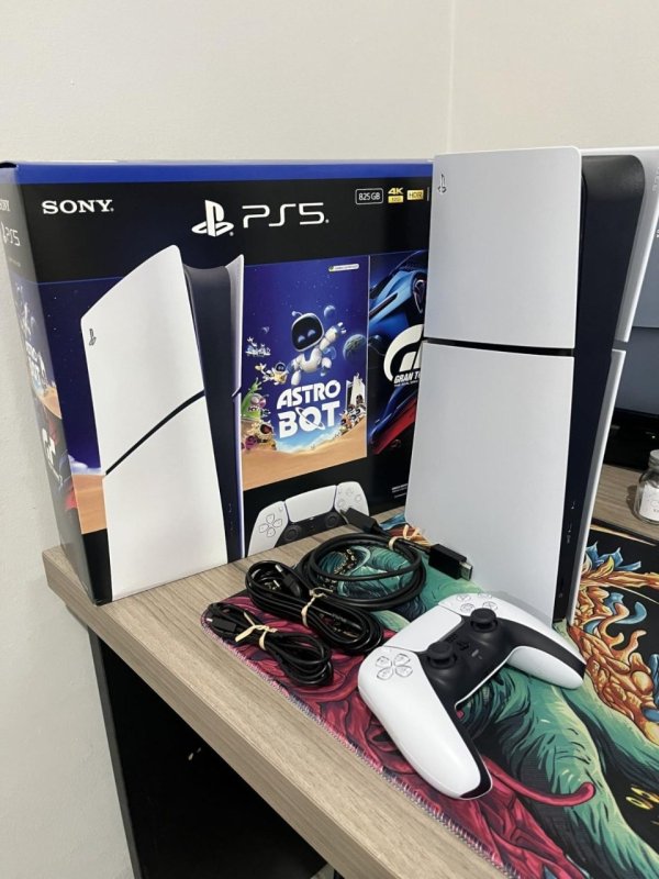 PlayStation®5 Slim Digital 825GB – Pacote ASTRO BOT e Gran Turismo 7 + Frete Grátis