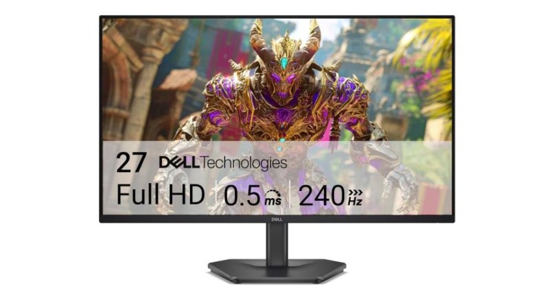 Monitor Dell 27" Full HD (1920 x 1080) - 240Hz - IPS, 99% sRGB, TÜV 3 Estrelas