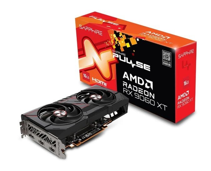 Placa de Vídeo SAPPHIRE RX 9060 XT PULSE AMD Radeon, 16GB