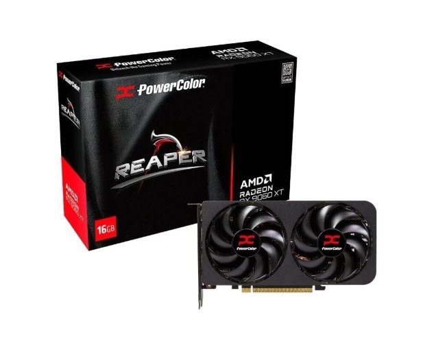 Placa de Vídeo PowerColor RX 9060 XT Reaper AMD Radeon, 16GB