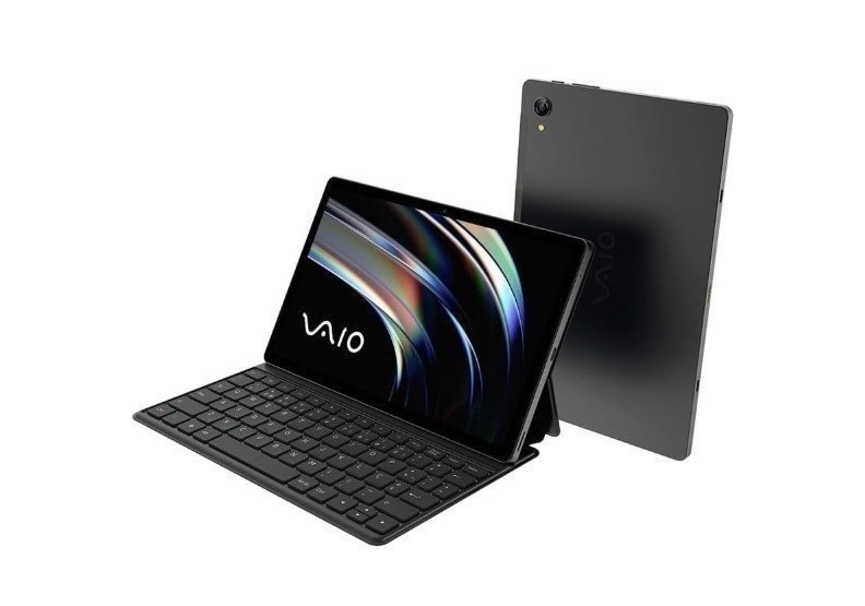 Tablet VAIO TL10 8GB 128GB Octa-Core, Tela 10.4” 2K, 4G WiFi, Câmera 8MP + Selfie 5MP, 7000mAh, Android 13, com Teclado de Conexão Inteligente – Preto