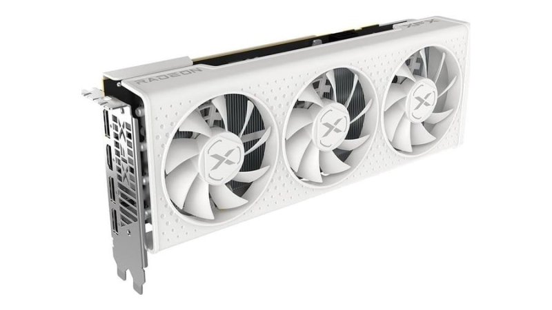 Placa de Vídeo XFX Speedster QICK308 Radeon RX 7600 White AMD Edition, 8GB
