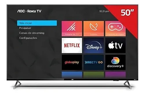 Smart Tv Roku Tv 50 7045 4k Uhd Aoc Bivolt