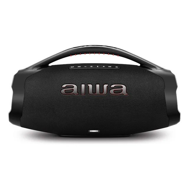 Caixa De Som Boombox Plus 200w 220v Aiwa Bbs-01-b Preto 127/220v