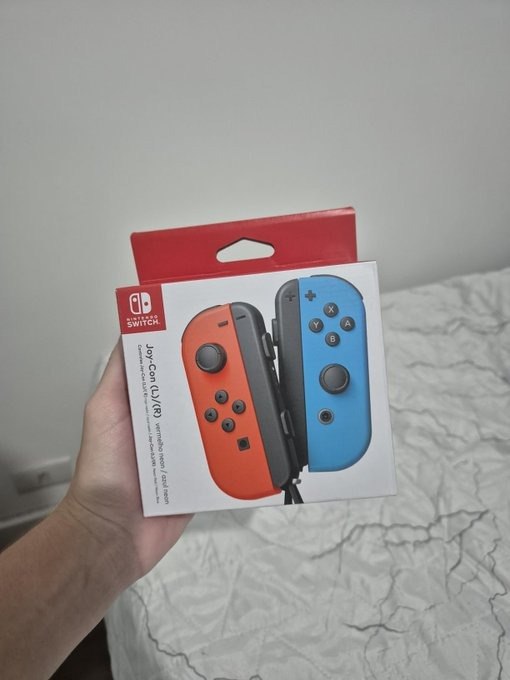 Controle Joy-Con Nintendo Switch (Azul & Vermelho) + Frete Grátis