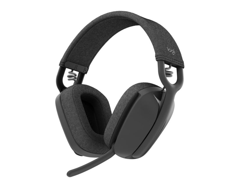 Headset Sem Fio Logitech Zone Vibe 100 Com Microfone Flip-to-Mute, Grafite