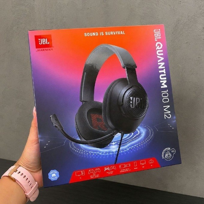Headset Gamer JBL Quantum 100M2 + Frete Grátis