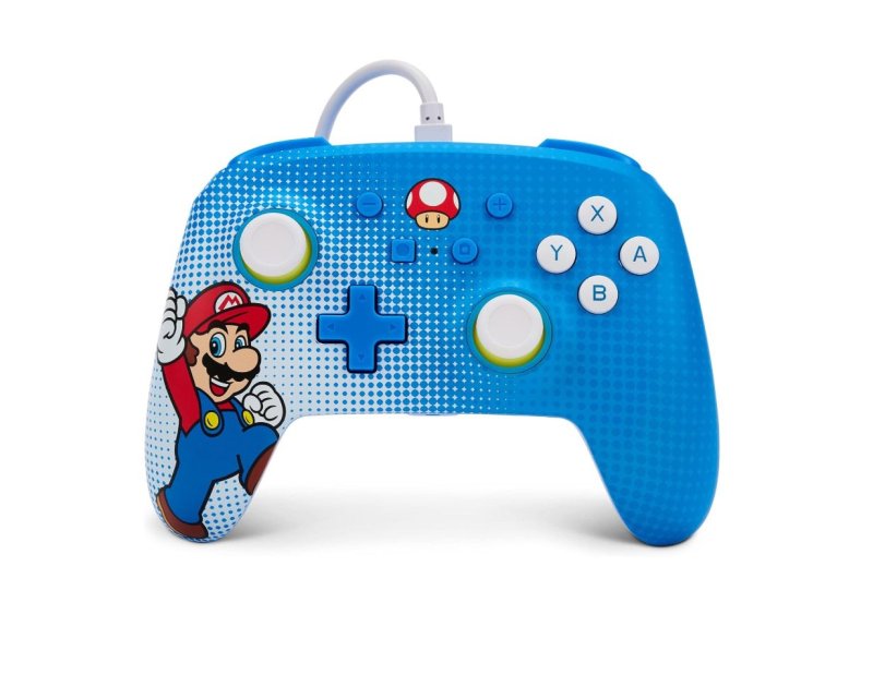 PowerA Enhanced Wired Controller for Nintendo Switch - Mario Pop Art