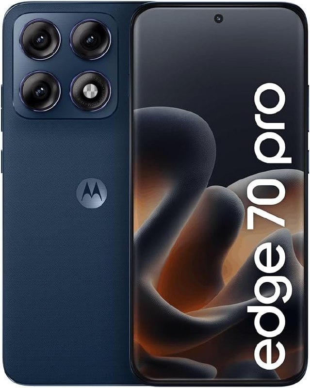 Motorola Edge 70 PRO 5G - 256GB 24GB RAM - 4 Câmeras 50MP - Azul Escuro