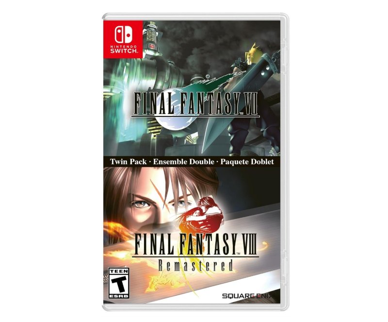 Jogo Final Fantasy VII & Final Fantasy VIII Remastered Twin-Pack, Mídia Física, Switch