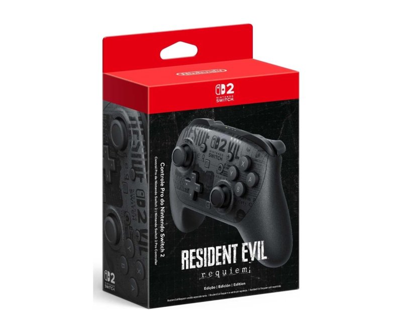 Nintendo Switch 2 Pro Controller Resident Evil Requiem Edition