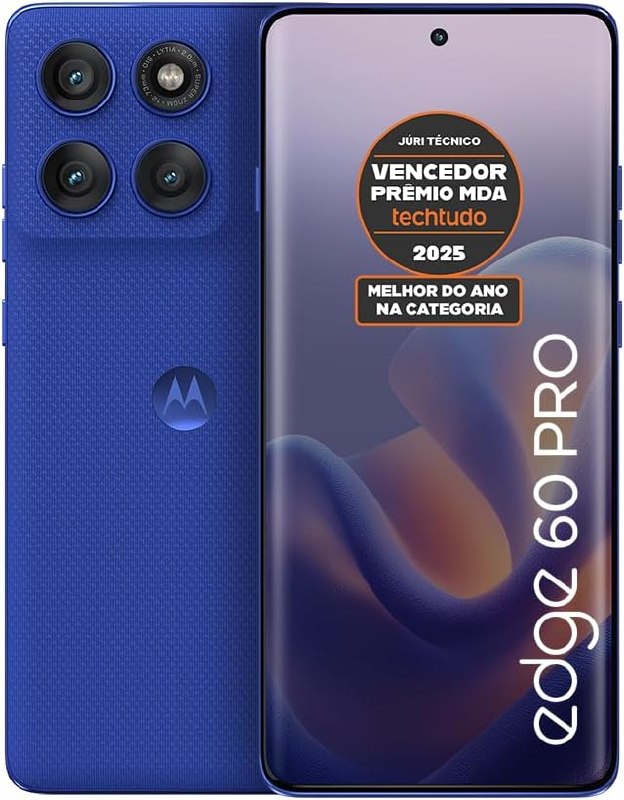 Motorola Edge 60 PRO 5G - 256GB 24GB RAM - Câmera 50MP Sony - IP68