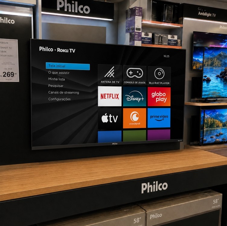 Smart Tv 39 Philco Full Hd Roku Tv Dolby Audio P39cra