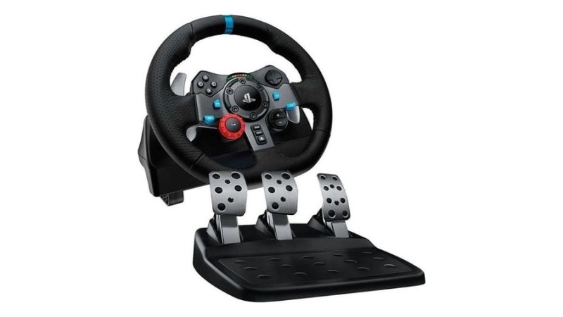 Volante de Corrida Driving Force c/ pedal Logitech G29 PS4