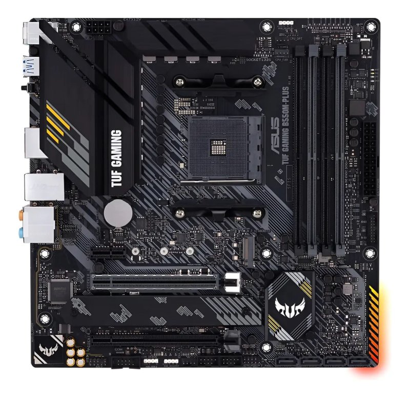 Placa-mãe Asus P/amd Am4 B550m-plus Tuf Gaming 4xddr4 Matx