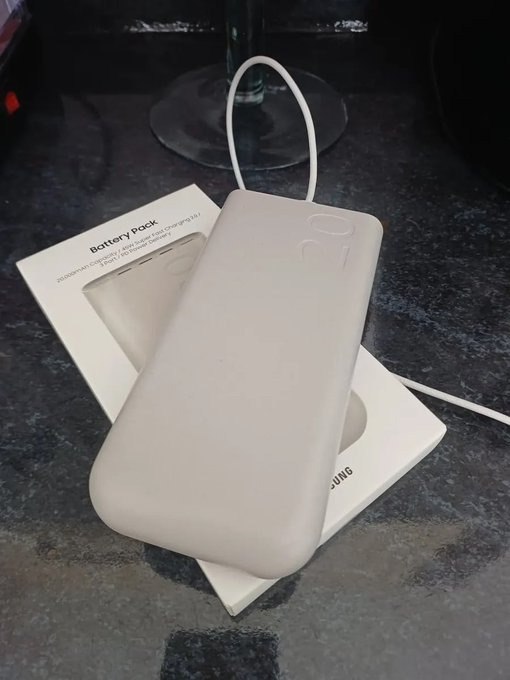 Bateria Samsung Carregador Portatil 3x USB-C 20000mAh Super Rapida 45W + Frete Grátis