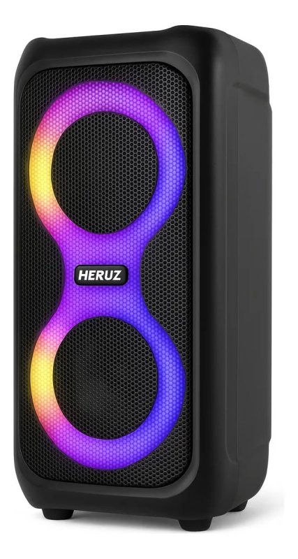 Caixa de Som Bluetooth Boombox 10W 2 Alto-falantes Rádio FM USB