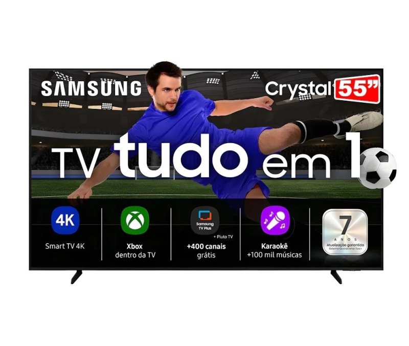 Smart TV Samsung 55" Crystal LED UHD 4k