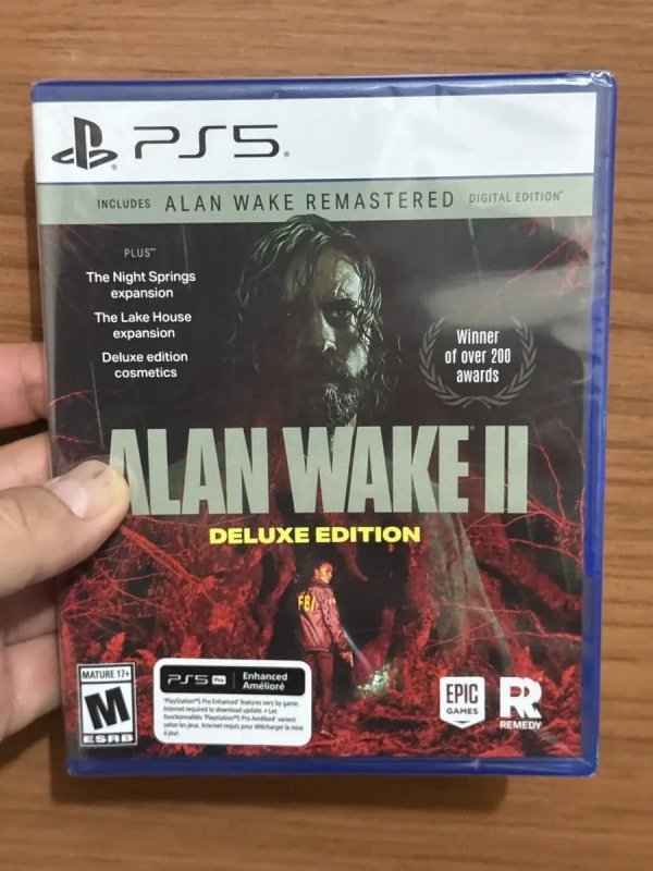 Alan Wake 2 PS5 Deluxe Edition (Físico) + Frete Grátis