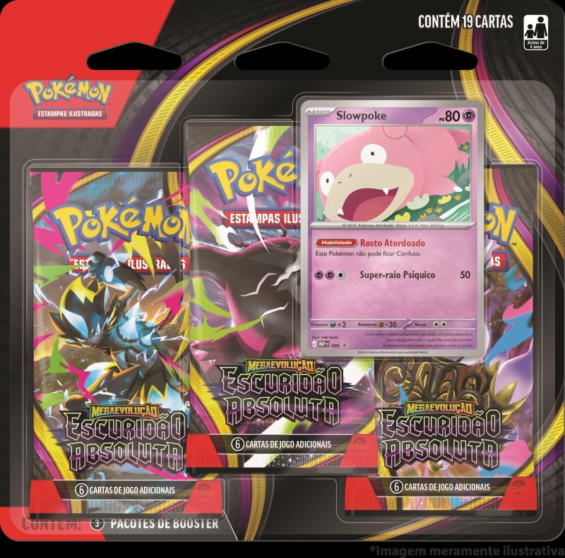 Pack de blisters Pokémon TCG Escuridão Absoluta