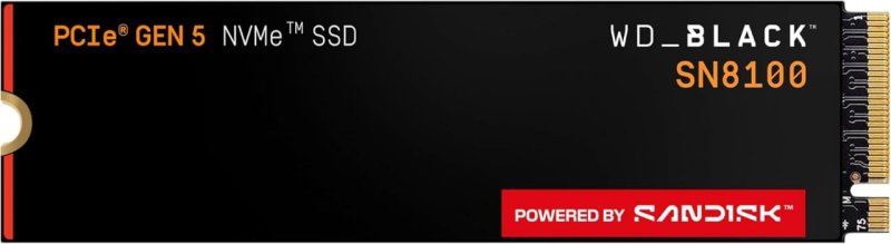 Unidade de Estado Sólido SSD Interna para Jogos WD_BLACK NVMe de 1TB