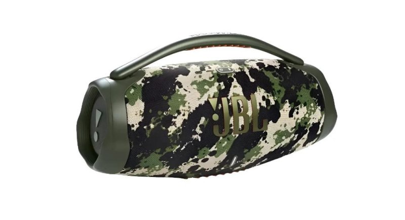 JBL, Caixa de Som, Boombox 3, Bluetooth, À Prova D'água e Poeira - Camuflada