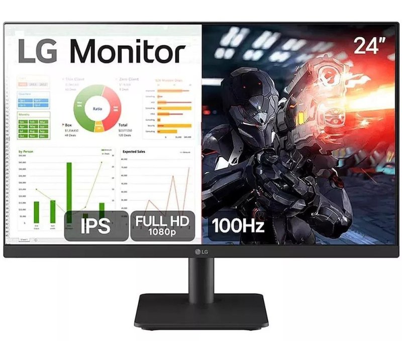 Monitor LG Gamer 24" 100Hz 5ms Full HD - 24MS500-B