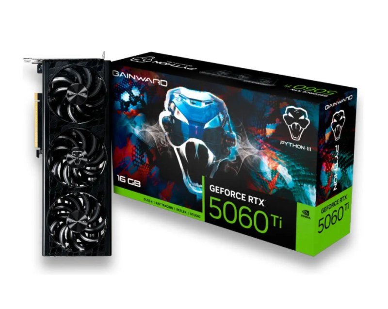 RTX 5060 Ti Python III 16GB da Gainward