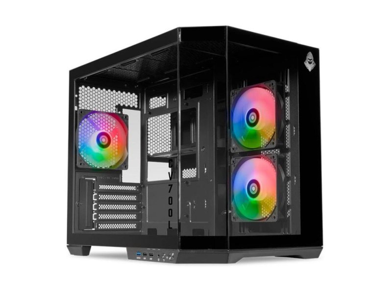 Gabinete Gamer Mancer CV700L com 3 Fans ARGB