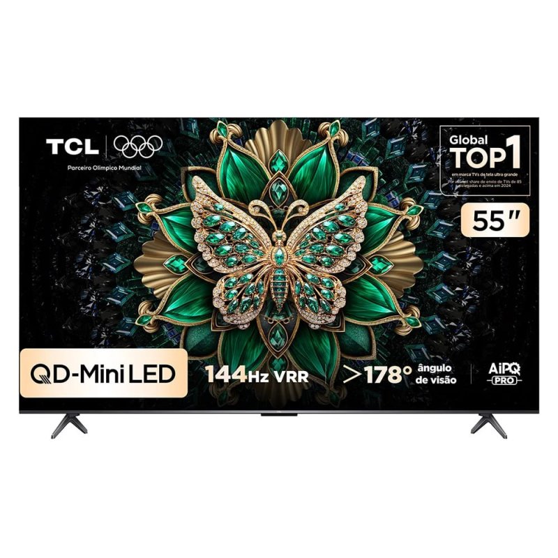 Smart TV TCL 55 Polegadas QLED Mini LED 4K C6K