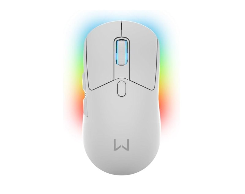 Mouse Magnus (Wireless) com Base Branco Warrior - MO422