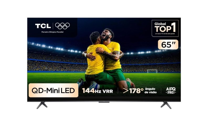 Smart TV TCL 65 Polegadas QLED Mini LED 4K C6K WiFi, 65C6K
