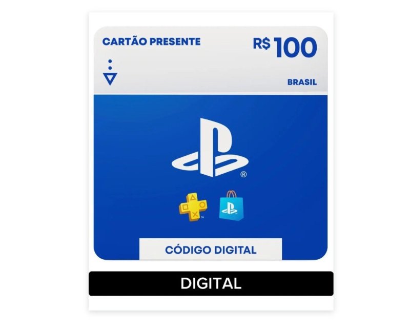 Sony PlayStation Store Gift Card R$ 100 (Digital)