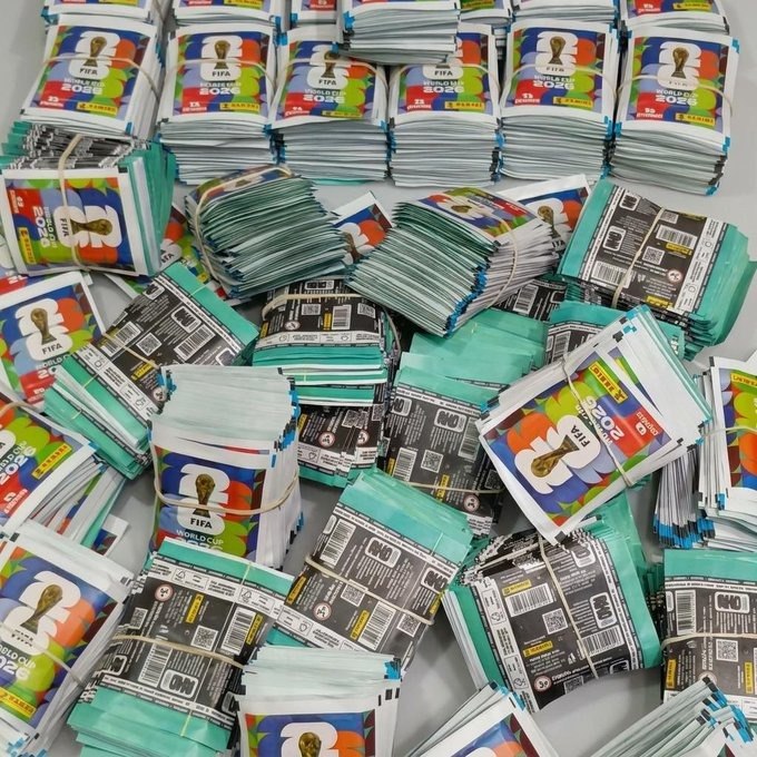 Kit com 252 Figurinhas (36 Envelopes) Copa 2026 + Frete Grátis