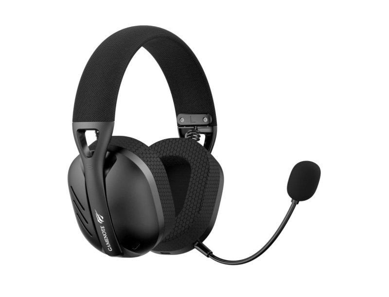 Havit Fone de Ouvido Headset Gamer Fuxi-H3 Black Com Fio e Sem Fio, Bluetooth, Cabo USB-C