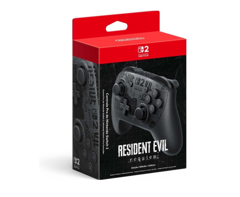 Nintendo Switch 2 Pro Controller Resident Evil Requiem Edition